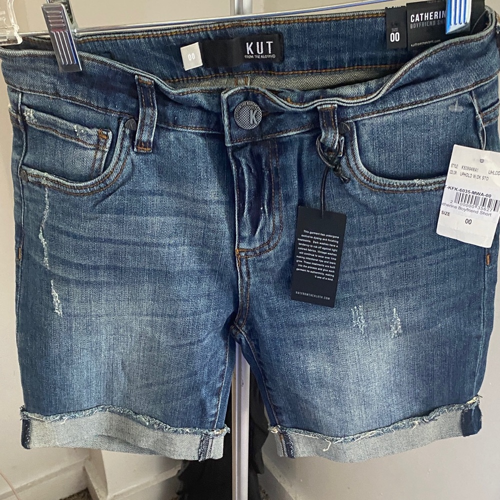Kut from the Kloth Classic Blue Denim Shorts